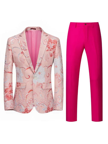 Tailored Fit Single Breasted One-button 2 Pieces Men's Wedding Suits