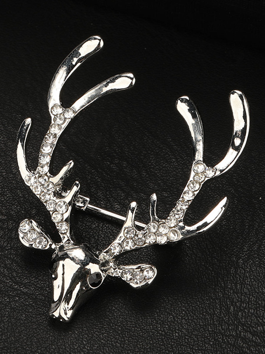 Men's Delicated Rhinestones Unique Brooch