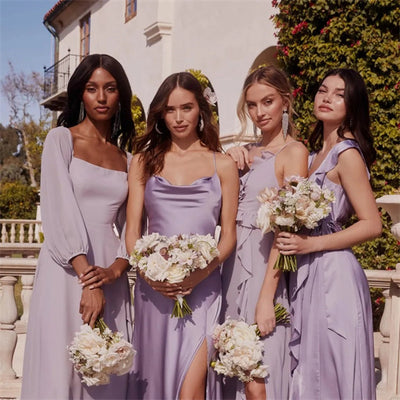 Style Hair and Makeup to Coordinate with Dusty Rose Bridesmaid Dresses