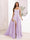 A-Line Square Neck Split Side Floor Length Bridesmaid Dresses
