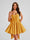 A-Line Square Neck Pleated Short Homecoming Dresses with Bow