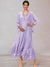 Chiffon V-Neck 3/4 Sleeves Mother of the Bride Dresses With Appliques