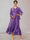 Chiffon V-Neck 3/4 Sleeves Mother of the Bride Dresses With Appliques