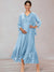 Chiffon V-Neck 3/4 Sleeves Mother of the Bride Dresses With Appliques