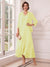 A-Line/Princess V-Neck 3/4 Sleeves Ankle-Length Mother of the Bride Dresses with Jacket & Applique