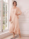 A-Line/Princess V-Neck 3/4 Sleeves Ankle-Length Mother of the Bride Dresses with Jacket & Applique