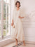A-Line/Princess V-Neck 3/4 Sleeves Ankle-Length Mother of the Bride Dresses with Jacket & Applique