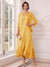 A-Line/Princess V-Neck 3/4 Sleeves Ankle-Length Mother of the Bride Dresses with Jacket & Applique