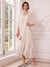 A-Line/Princess V-Neck 3/4 Sleeves Ankle-Length Mother of the Bride Dresses with Jacket & Applique