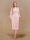 Sheath/Column Scoop Long Sleeves Evening Dresses with Appliques