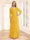 Sheath/Column Scoop 3/4 Sleeves Evening Dresses with Jacket & Appliques