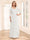 Sheath/Column Scoop 3/4 Sleeves Evening Dresses with Jacket & Appliques
