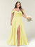 A-Line/Princess One-Shoulder Sleeveless Long Plus Size Bridesmaid Dresses with Split Side