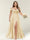 A-Line/Princess One-Shoulder Sleeveless Long Plus Size Bridesmaid Dresses with Split Side