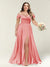 A-Line/Princess One-Shoulder Sleeveless Long Plus Size Bridesmaid Dresses with Split Side