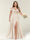 A-Line/Princess One-Shoulder Sleeveless Long Plus Size Bridesmaid Dresses with Split Side