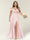A-Line/Princess One-Shoulder Sleeveless Long Plus Size Bridesmaid Dresses with Split Side