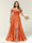A-Line/Princess One-Shoulder Sleeveless Long Plus Size Bridesmaid Dresses with Split Side