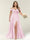 A-Line/Princess One-Shoulder Sleeveless Long Plus Size Bridesmaid Dresses with Split Side