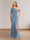 Sheath/Column One-Shoulder Sleeveless Long Bridesmaid Dresses with Split Side