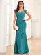 Sheath/Column Sweetheart Floor-Length Mother of the Bride Dresses With Ruffles