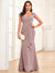 Sheath/Column Sweetheart Floor-Length Mother of the Bride Dresses With Ruffles