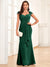 Sheath/Column Sweetheart Floor-Length Mother of the Bride Dresses With Ruffles