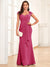 Sheath/Column Sweetheart Floor-Length Mother of the Bride Dresses With Ruffles