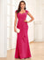 Sheath/Column Sweetheart Floor-Length Mother of the Bride Dresses With Ruffles