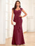 Sheath/Column Sweetheart Floor-Length Mother of the Bride Dresses With Ruffles