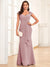 Sheath/Column Sweetheart Floor-Length Mother of the Bride Dresses With Ruffles