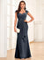Sheath/Column Sweetheart Floor-Length Mother of the Bride Dresses With Ruffles