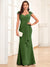 Sheath/Column Sweetheart Floor-Length Mother of the Bride Dresses With Ruffles