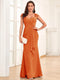 Sheath/Column Sweetheart Floor-Length Mother of the Bride Dresses With Ruffles