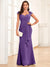 Sheath/Column Sweetheart Floor-Length Mother of the Bride Dresses With Ruffles
