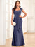 Sheath/Column Sweetheart Floor-Length Mother of the Bride Dresses With Ruffles
