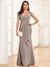 Sheath/Column Sweetheart Floor-Length Mother of the Bride Dresses With Ruffles