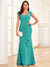 Sheath/Column Sweetheart Floor-Length Mother of the Bride Dresses With Ruffles