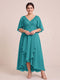 A-Line/Princess V-Neck Asymmetrical Plus Size Mother of the Bride Dresses With Ruffles