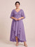 A-Line/Princess V-Neck Asymmetrical Plus Size Mother of the Bride Dresses With Ruffles