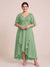 A-Line/Princess V-Neck Asymmetrical Plus Size Mother of the Bride Dresses With Ruffles