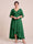 A-Line/Princess V-Neck Asymmetrical Plus Size Mother of the Bride Dresses With Ruffles