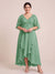 A-Line/Princess V-Neck Asymmetrical Plus Size Mother of the Bride Dresses With Ruffles