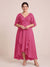 A-Line/Princess V-Neck Asymmetrical Plus Size Mother of the Bride Dresses With Ruffles