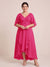 A-Line/Princess V-Neck Asymmetrical Plus Size Mother of the Bride Dresses With Ruffles