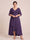 A-Line/Princess V-Neck Asymmetrical Plus Size Mother of the Bride Dresses With Ruffles