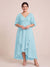 A-Line/Princess V-Neck Asymmetrical Plus Size Mother of the Bride Dresses With Ruffles