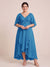 A-Line/Princess V-Neck Asymmetrical Plus Size Mother of the Bride Dresses With Ruffles