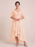 A-Line/Princess V-Neck Asymmetrical Plus Size Mother of the Bride Dresses With Ruffles