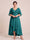 A-Line/Princess V-Neck Asymmetrical Plus Size Mother of the Bride Dresses With Ruffles